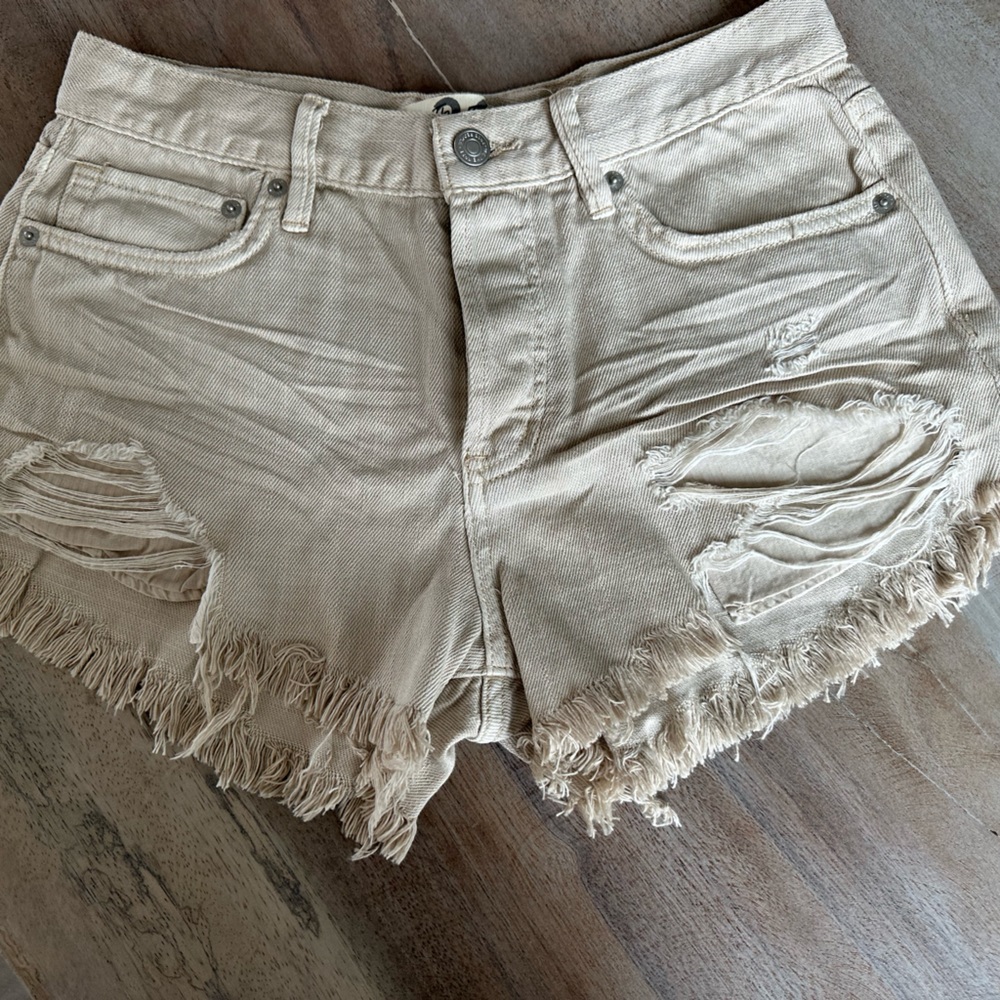Free people denim shorts-We the Free